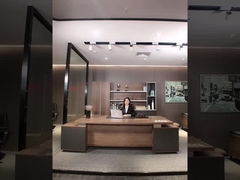 Kolor orzechowy Nowoczesny menedżer Biuro Stolik Meble handlowe