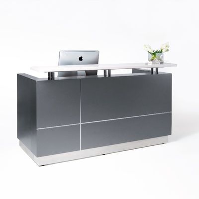 Simple Design  Marble Top Modern Office Furniture Reception Desk