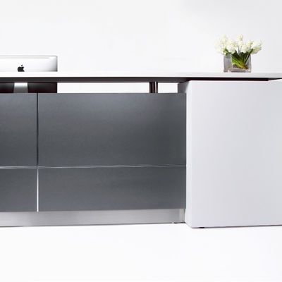Simple Design  Marble Top Modern Office Furniture Reception Desk