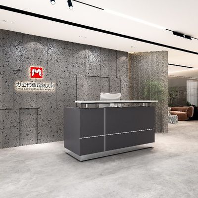 Simple Design  Marble Top Modern Office Furniture Reception Desk