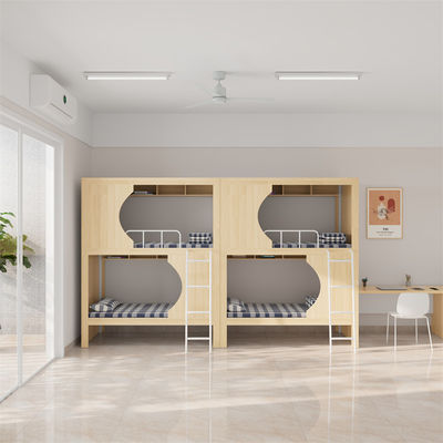 kupować Wspieranie dostosowania Szkoła Pracownik Szpital Dom Spacjatorium Metalowe Stabilny Student Drewniane Przechowywanie Loft Bunk łóżko online manufacture