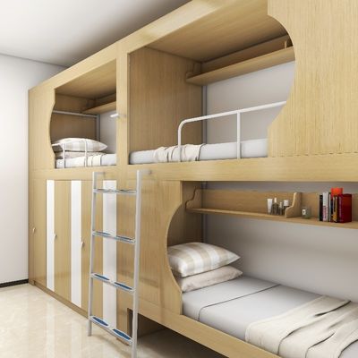 kupować Backpacker Hostel Sleeping Pod Capsule Bed Sleep Box Hostel Hotel Bunk Bed Support dostosowanie online manufacture