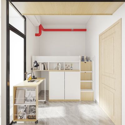 kupować Podwójne Drewniane Łóżko Piętrowe z Szafą online manufacture