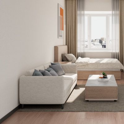 Modern fashion practical multi-functional and ergonomic three-person apartment sofa support customization