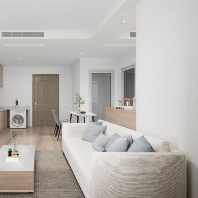 Modern fashion practical multi-functional and ergonomic three-person apartment sofa support customization