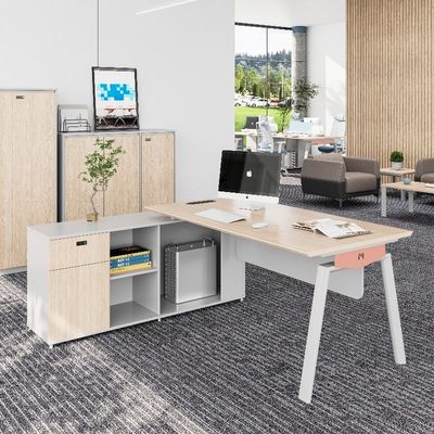 kupować Wspierać dostosowanie fabryki Foshan Myidea Nowoczesna meble biurowe dla 4 osób Stół z metalową nogą, personel wykonawczy Nowoczesny biurkowy biurkowy biurko online manufacture