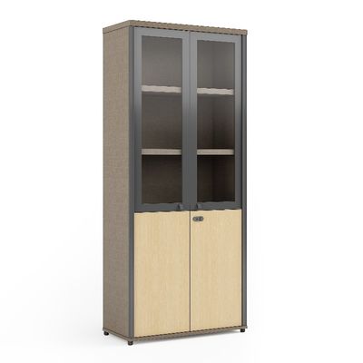 IP40 Rated Glass Door Filing Cabinet with Password Lock and Customizable Features
