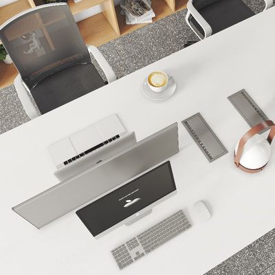 E 0 Class Particleboard Modern Desk Environmental Choice Color And Size Customized