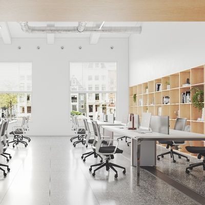 E 0 Class Particleboard Modern Desk Environmental Choice Color And Size Customized