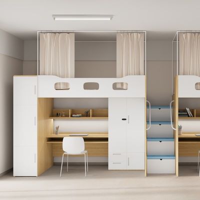 kupować Bezpoślizgowe, ciche schowki i grube poręcze 4600*900*2120 Łóżko mieszkaniowe dla dzieci, nastolatków i młodych dorosłych Made in Foshan Factory Myidea online manufacture