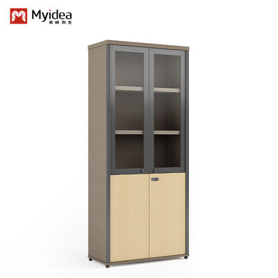 IP40 Rated Glass Door Filing Cabinet with Password Lock and Customizable Features