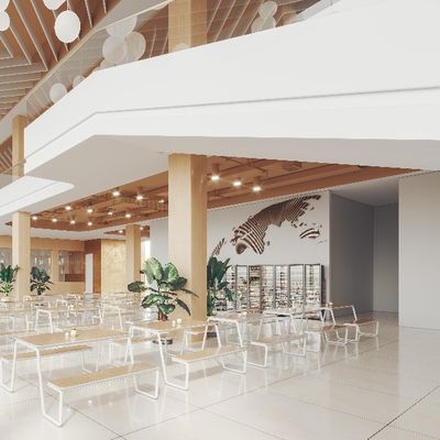 kupować Wielofunkcyjny mebel restauracyjny zintegrowany stół i krzesło online manufacture