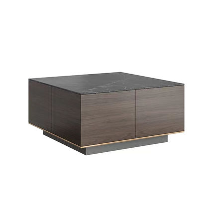 Commercial Furniture Modern customization Luxury Wood Panel Coffee Table for Office and Living Room in Hotels