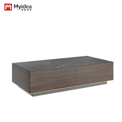 Commercial Furniture Modern customization Luxury Wood Panel Coffee Table for Office and Living Room in Hotels