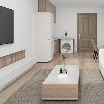 Commercial Furniture Modern customization Luxury Wood Panel Coffee Table for Office and Living Room in Hotels