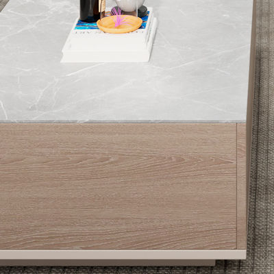 Commercial Furniture Modern customization Luxury Wood Panel Coffee Table for Office and Living Room in Hotels