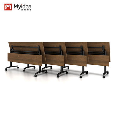 kupować Dark Series Design Wsparcie dostosowania Poruszalny Składany biurkowi Duży pokój szkoleniowy Meble Modularne drewniane deski stylu Szkoła domowa Biuro online manufacture