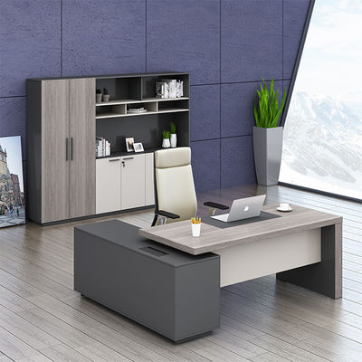 kupować Nowoczesny luksusowy biurko szefa biurowe, obsługa dostosowania Biuro kierownicze, duże drewniane biuro MDF, ciemny klasyczny design, użytek biurowy online manufacture