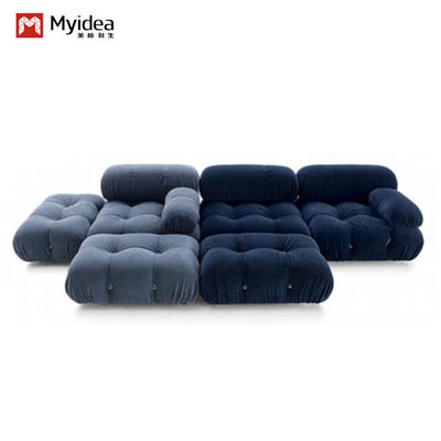 kupować Metalowe nogi Sofa z tkaniny nordic Light Luxury dla małych apartamentów Internet Salon sypialnia Designer Square Buckle Module Sofa Kombinacja online manufacture