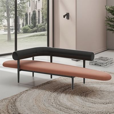 Nordic Light Luxury Backrest Chair, Coffee Shop Soft Bag Chair, Simple Stool, Designer With Backrest, Narrow And Long Dining Stool