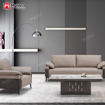 kupować Luksusowe nowoczesne meble biurowe, Meble komercyjne, Sofa narożna, Sofa do gabinetu, Nowoczesna skórzana sofa biurowa online manufacture