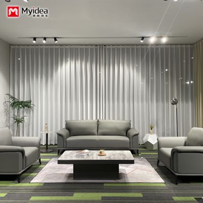 kupować Sofa biurowa nowoczesna prosta biznesowa recepcja, strefa negocjacji i recepcji, mała sofa biurowa, zestaw z stolikiem kawowym online manufacture