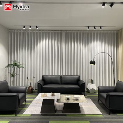 kupować Minimalistyczne przyjęcie biznesowe, Recepcja, Wypoczynek, Biuro, Sofa, Strefa relaksu, Trzyosobowe biuro, Skórzana sofa online manufacture