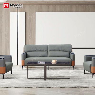 kupować Pojedynczy fotel w recepcji, Prosty, Stylowy, Odporny na zabrudzenia, Wypoczynkowa sofa do biura, Biznesowa sofa trzyosobowa online manufacture