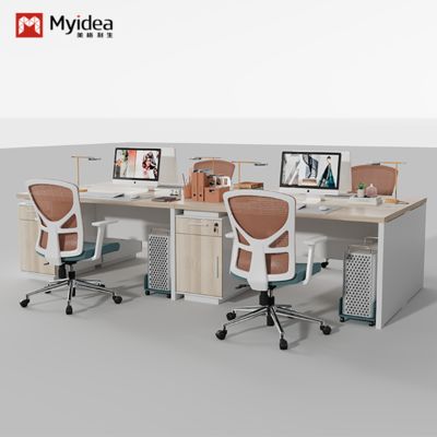 kupować Nowy biurko i krzesło, proste i nowoczesne, biurko komputerowe 4/6/2, podwójne biurko dla 4 osób online manufacture