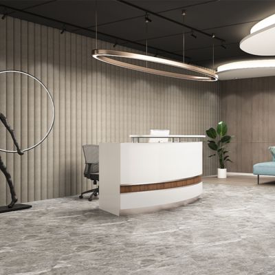 kupować Firmowa recepcja, recepcja, prosty nowoczesny biurowy recepcja, zakrzywiony lobby hotelu, bar, kasy online manufacture