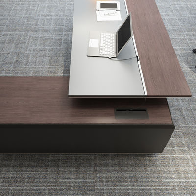 Solid Wood Office Desk, Simple And Modern Office Desk And Chair Combination, Light Luxury Manager, Single Person Desk, Large Shift Desk, Boss Desk