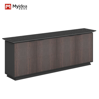 2400 * 450 * 855 chicken wing wood dark ammonia board edge cabinet file cabinet
