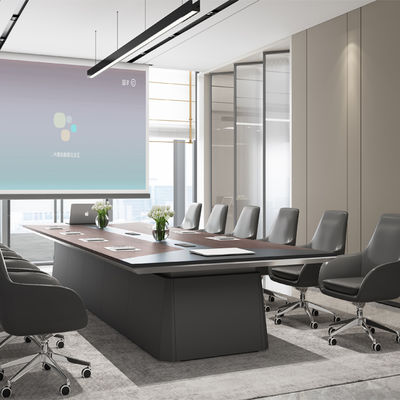 kupować Nowoczesny minimalistyczny duży stół konferencyjny z litego drewna, nordycki stół do negocjacji biznesowych, stół recepcyjny dla szefa, stół z litego drewna z możliwością dostosowania online manufacture
