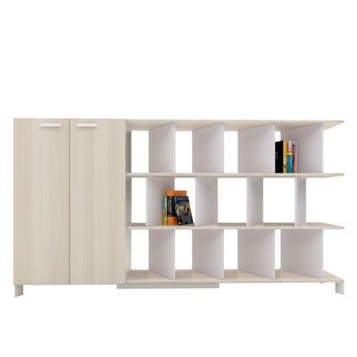 Large Capacity Sturdy Lockable Filing Cabinet, Open Layered Storage Bookshelf, Office Data Storage Cabinet