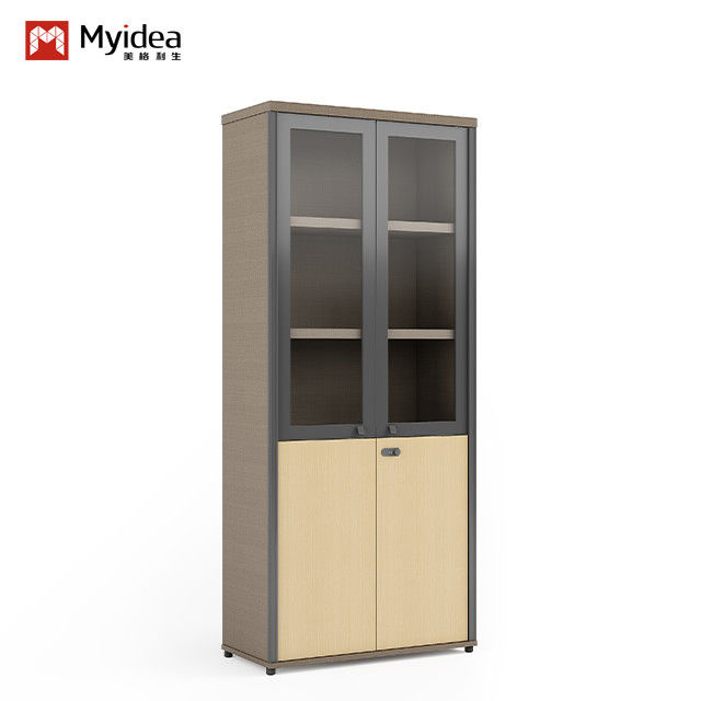 IP40 Rated Glass Door Filing Cabinet with Password Lock and Customizable Features