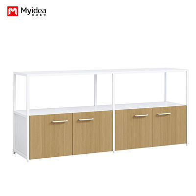 Myidea Classic Dwuwarstwowa szafa z wodą do herbaty Firmy Biurowy wyświetlacz szafa rozdzielcza szafa do przechowywania dokumentów i danych szafa z drzwiami szafy